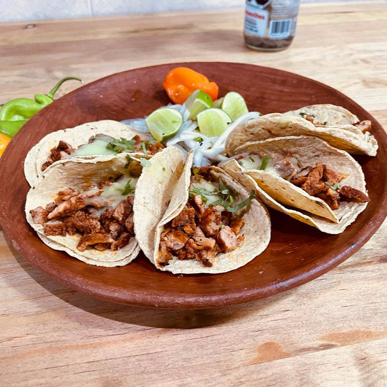 Tacos de Falda Enchilada