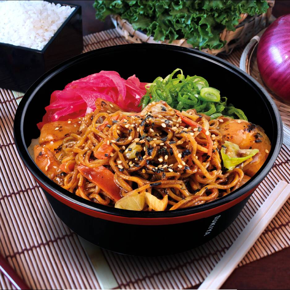 Teriyaki de Pollo con Yakisoba