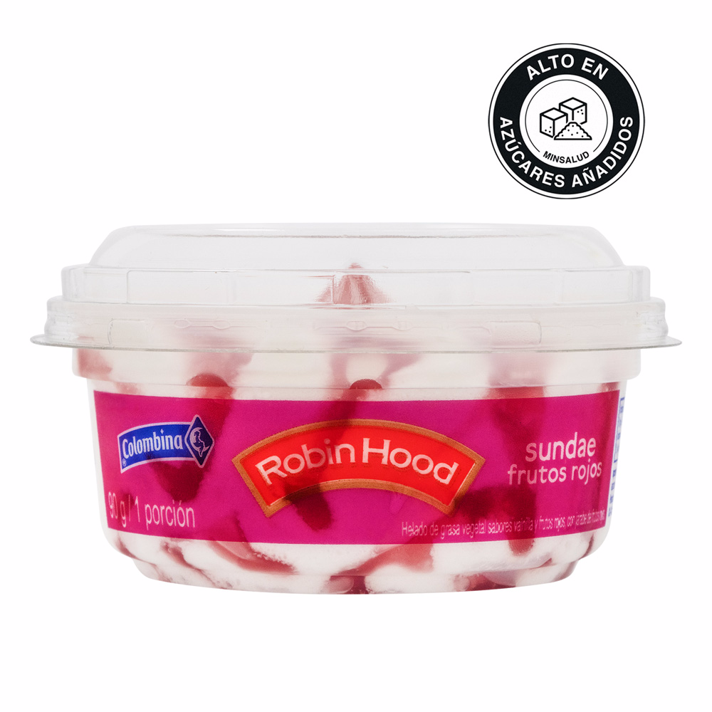 Helado de Tina Mantecado y Fresa