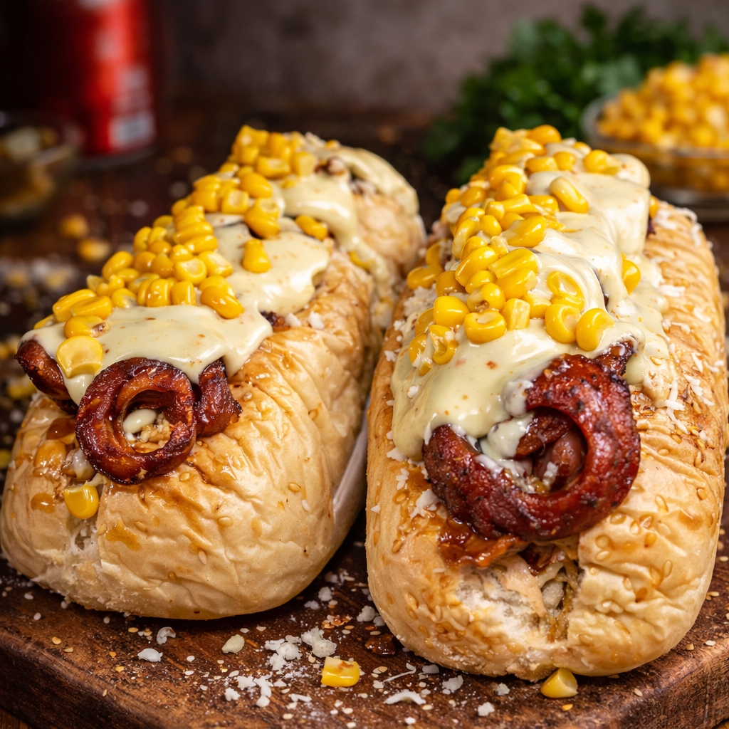 2 CHORIBUTI GRATINADOS CON MAIZ O JAMÓN