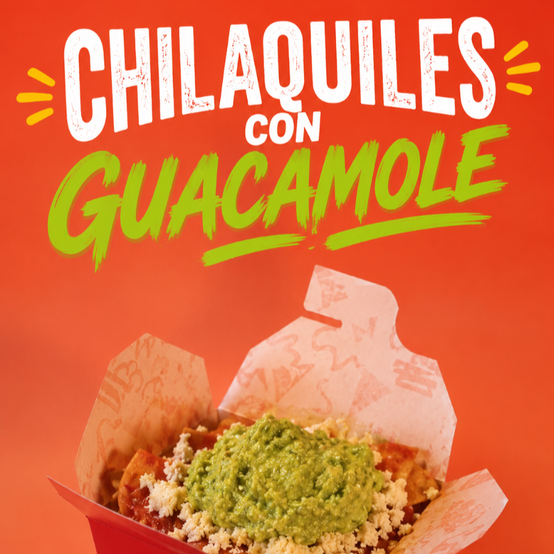 Chilaquiles con Guacamole