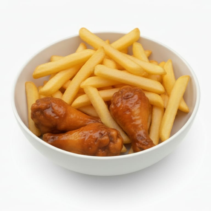 200gr. de Alitas y Papas