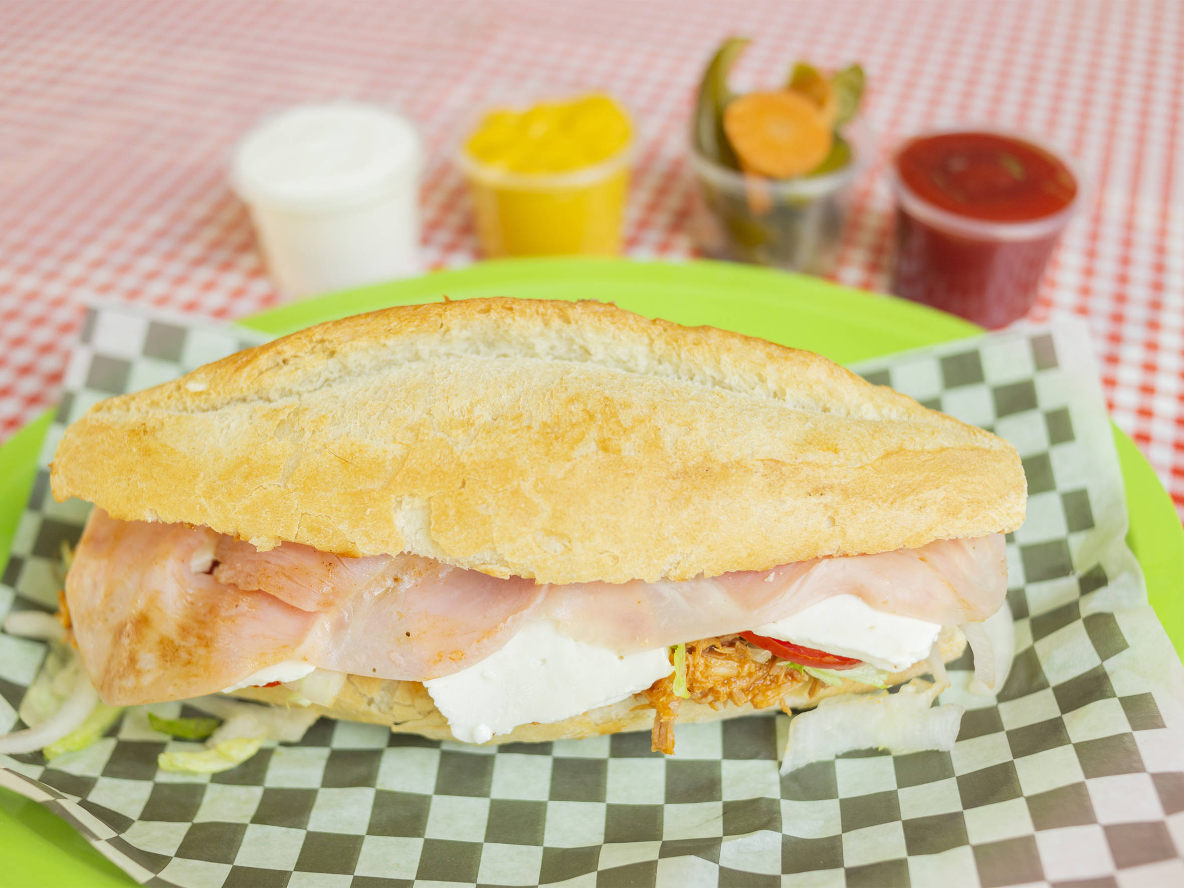Lonche de jamon