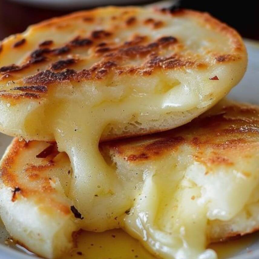 Irresistible: Arepa Quesuda + Huevos + Chocolate