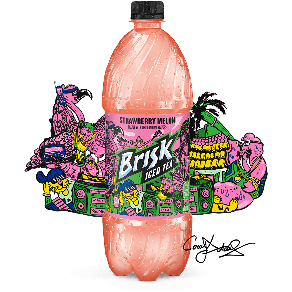 Brisk Strawberry Melon Iced Tea