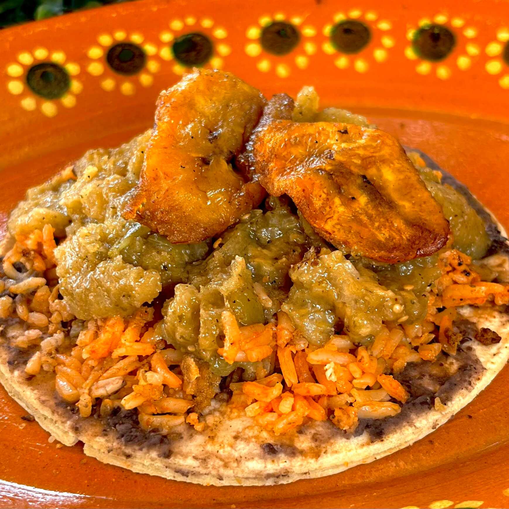 Taco de Chicharrón en Salsa Verde