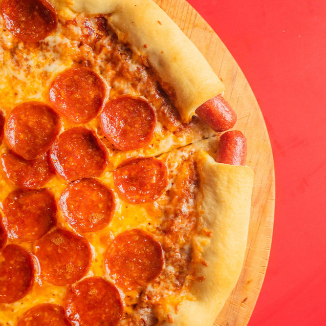 Nueva Pizza Pepperoni Orilla Salchicha