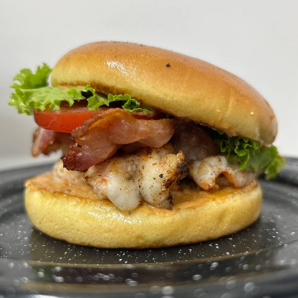 Hamburguesa de Camarones