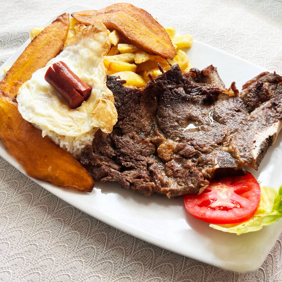 Churrasco Frito a lo Pobre