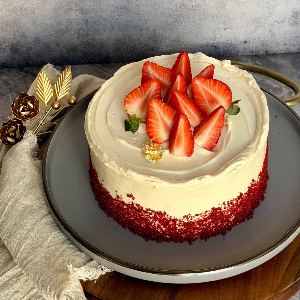 Pastel Red Velvet 6 Porciones