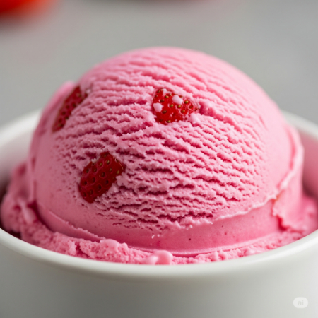 Helado de Fresa