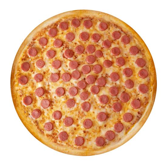 PIZZAS DE SALCHICHA DE 35 CM