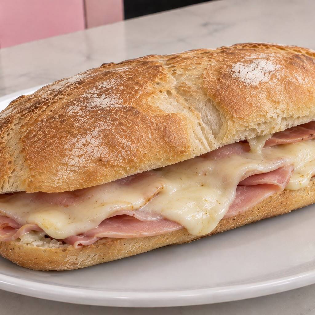 Chapata Jamon y queso