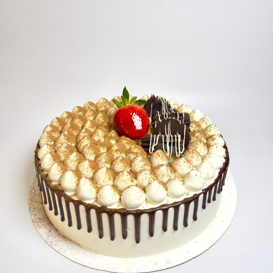 Pastel 3 Leches de Vainilla- Fresa