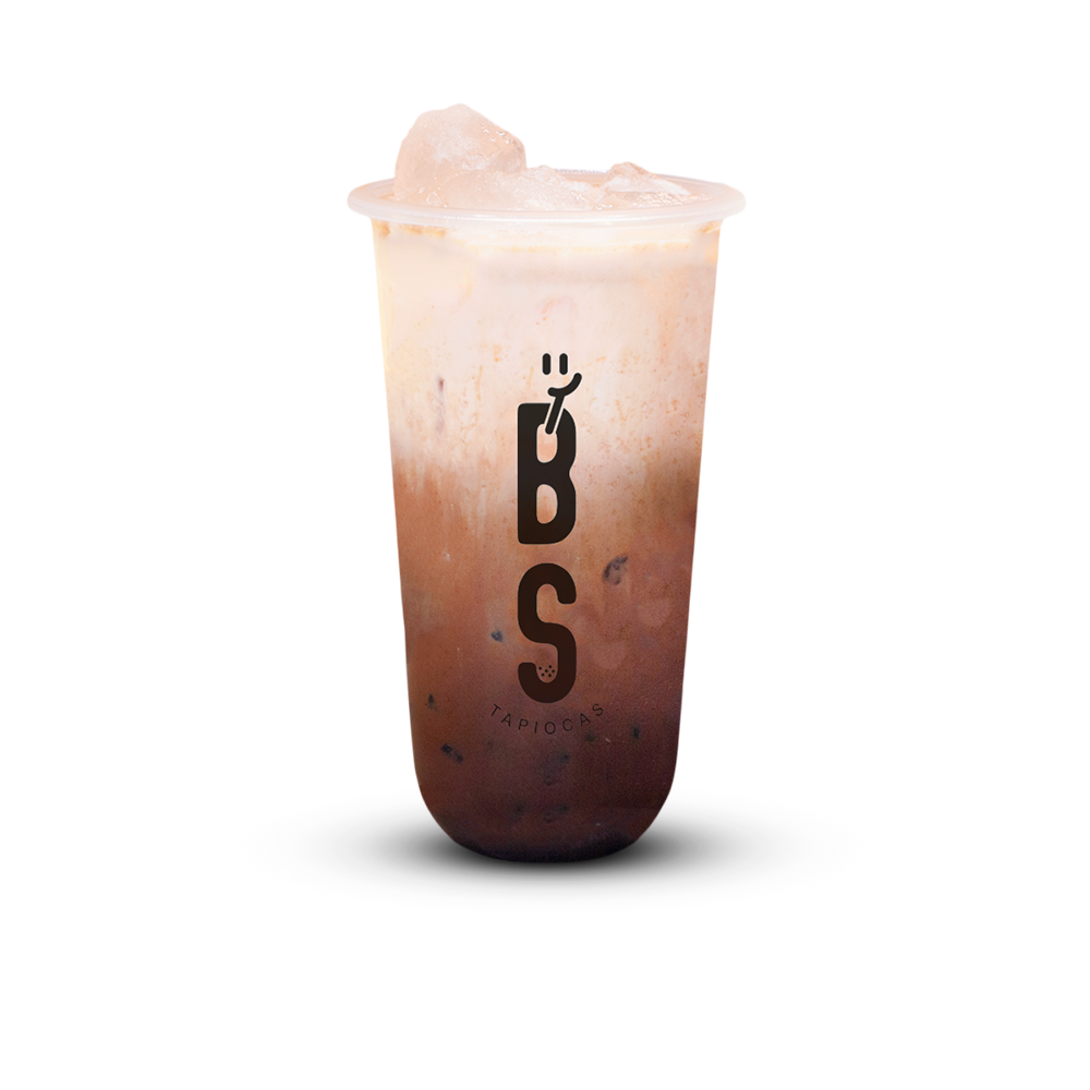 B13. Chocolate Milk Black Boba Large.