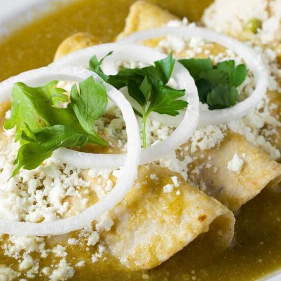 Enchiladas Verdes Sencillas