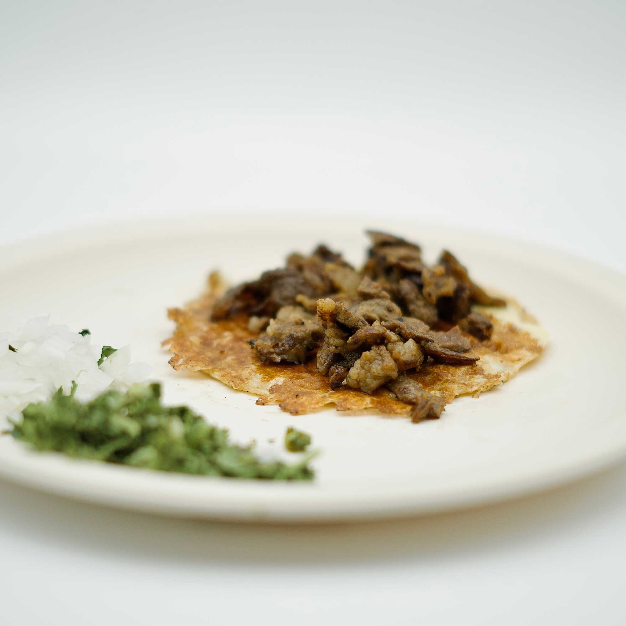 Taco de Carne Asada con Queso