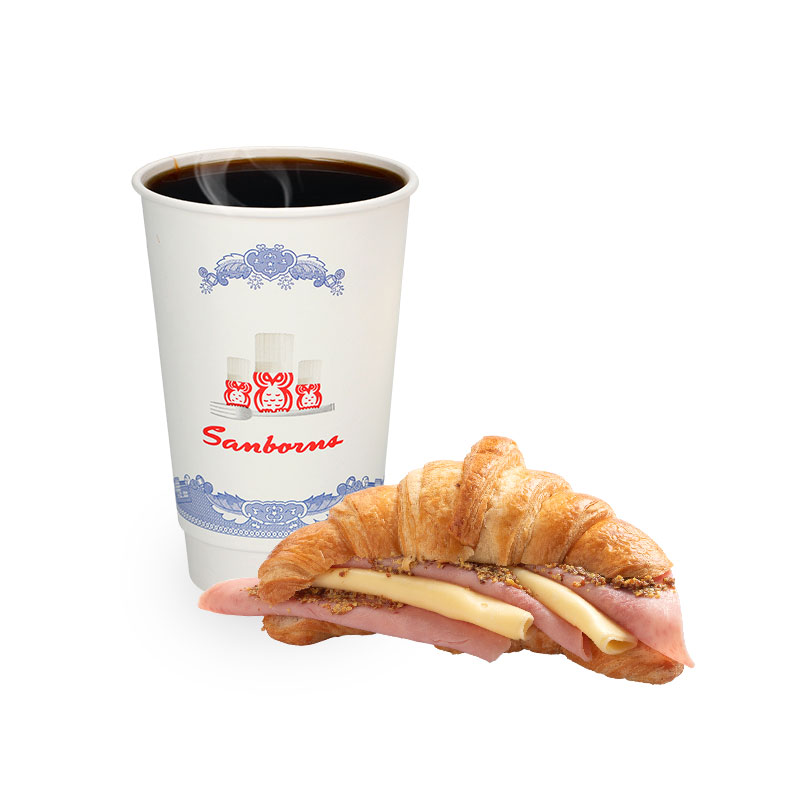 Croissant+capuchino o latte o jugo SKU 16090