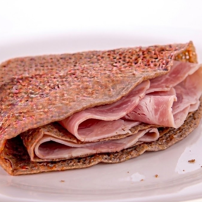 Crepa Salada Sencilla Jamón