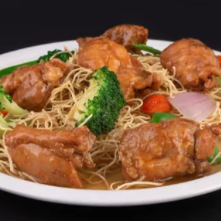 Tallarín con Langostinos