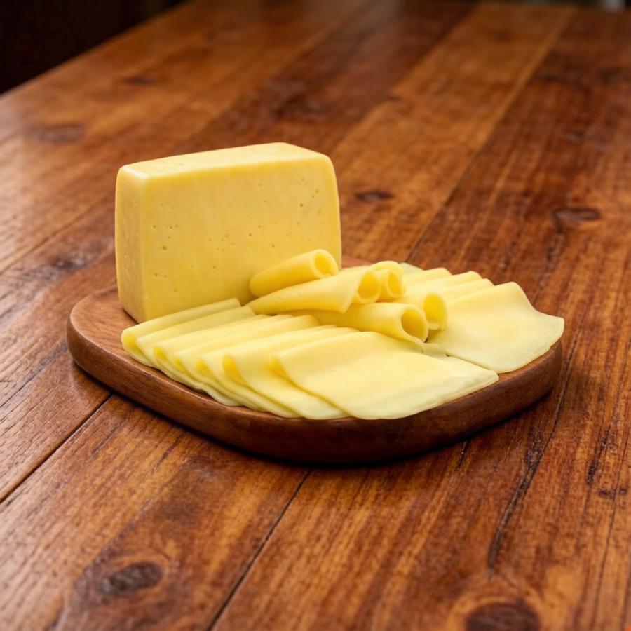 100g de queijo mussarela fatiado.