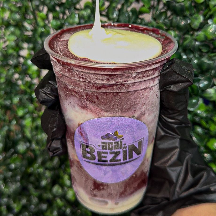 Açai 300 ml + leite condensado