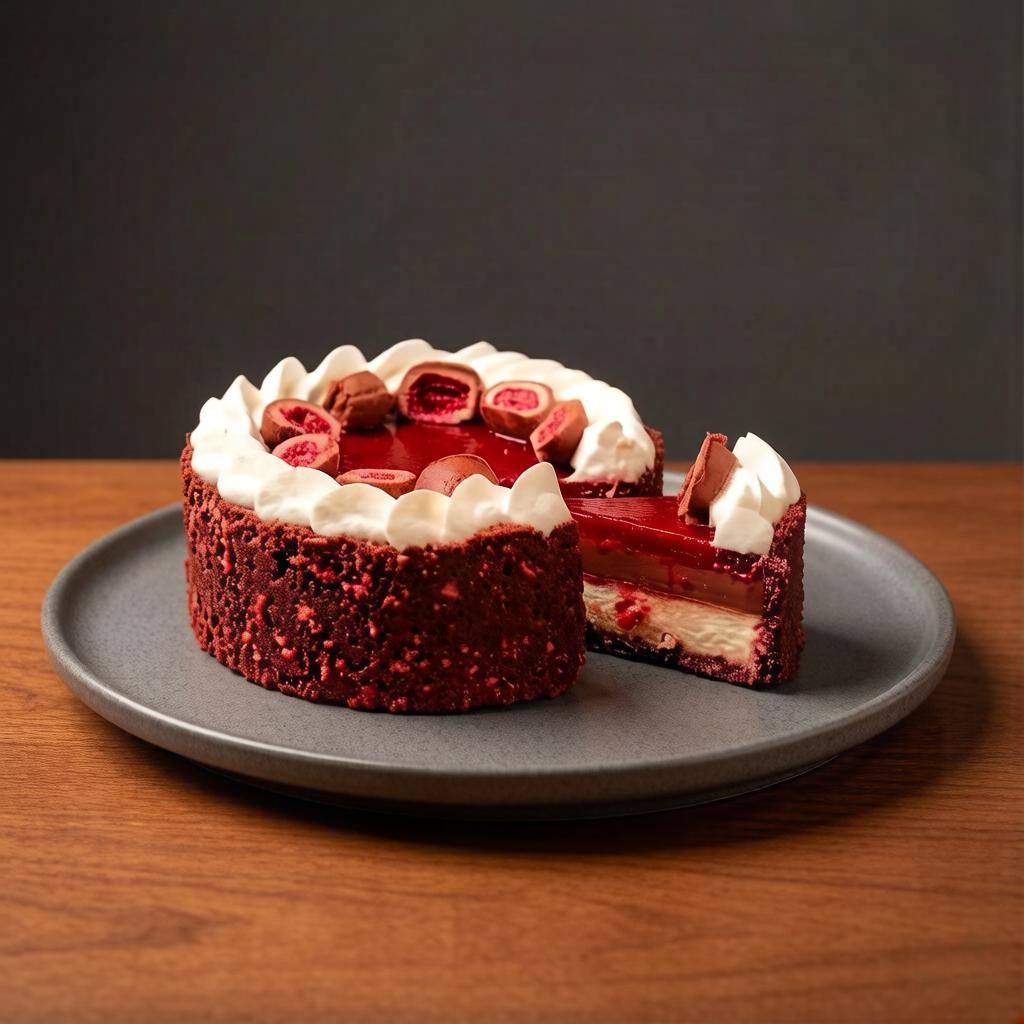 Uma de nossas tortas mais amadas pelo público, ela é composta por camadas irresistíveis de mousse de chocolate branco, ganache de chocolate ao leite e uma delicada geleia de framboesa, além de framboesas banhadas em chocolate branco e ao leite (fatia).