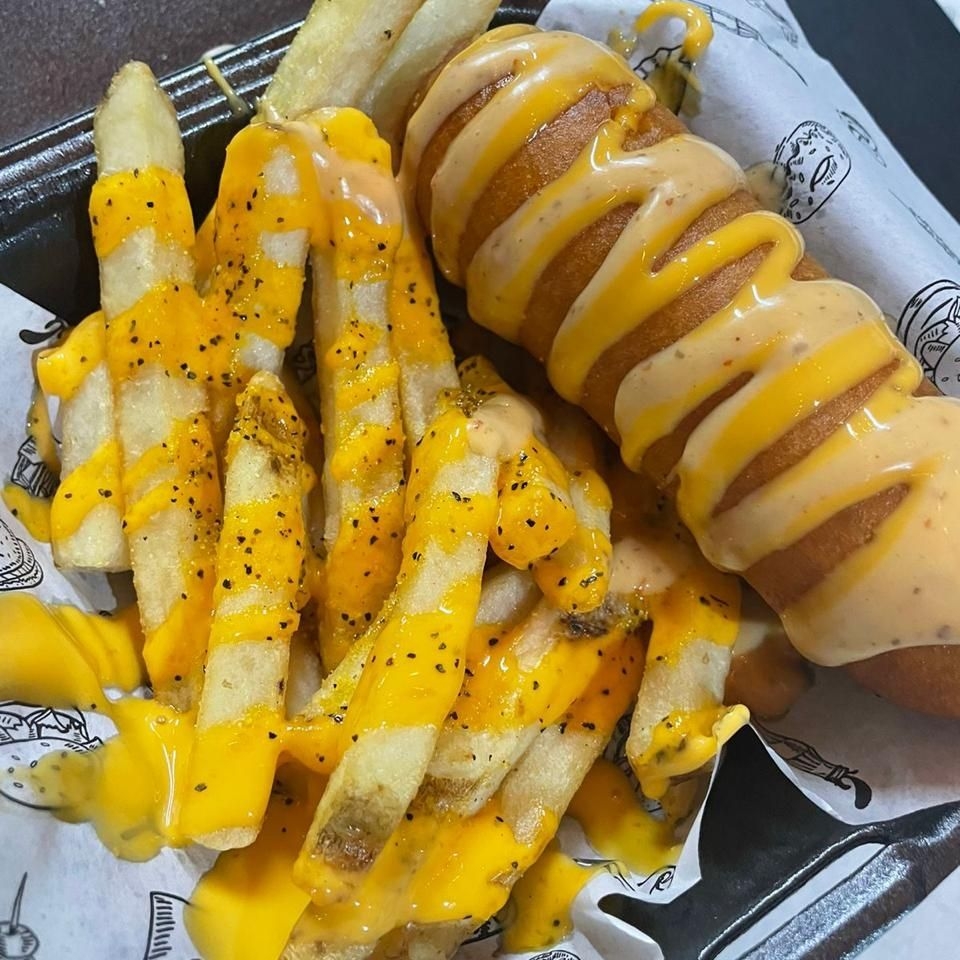 Banderilla con papas