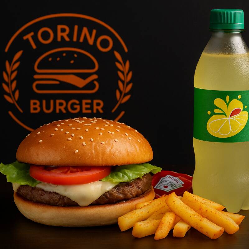 Combo Hamburguesa Crispy más Papas más Refresco