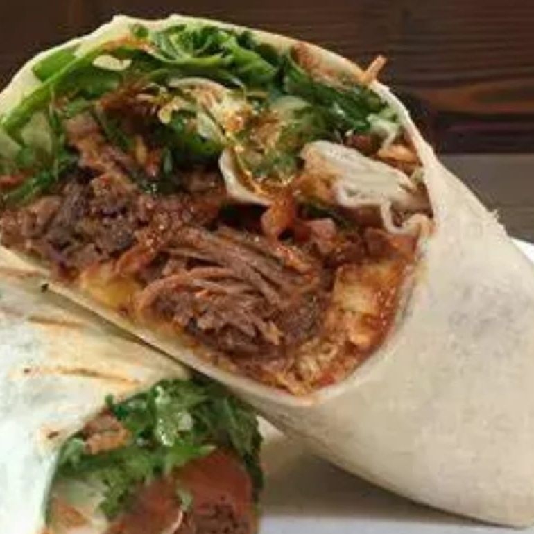 Burrito de Barbacoa+ Coca Cola de Lata