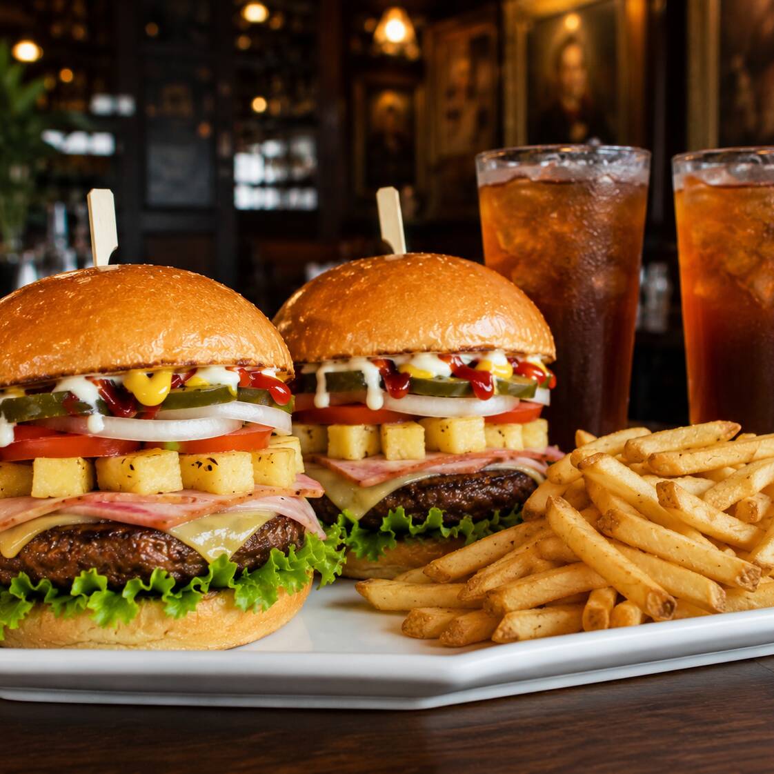 HAMBURGUESA EN PAREJA