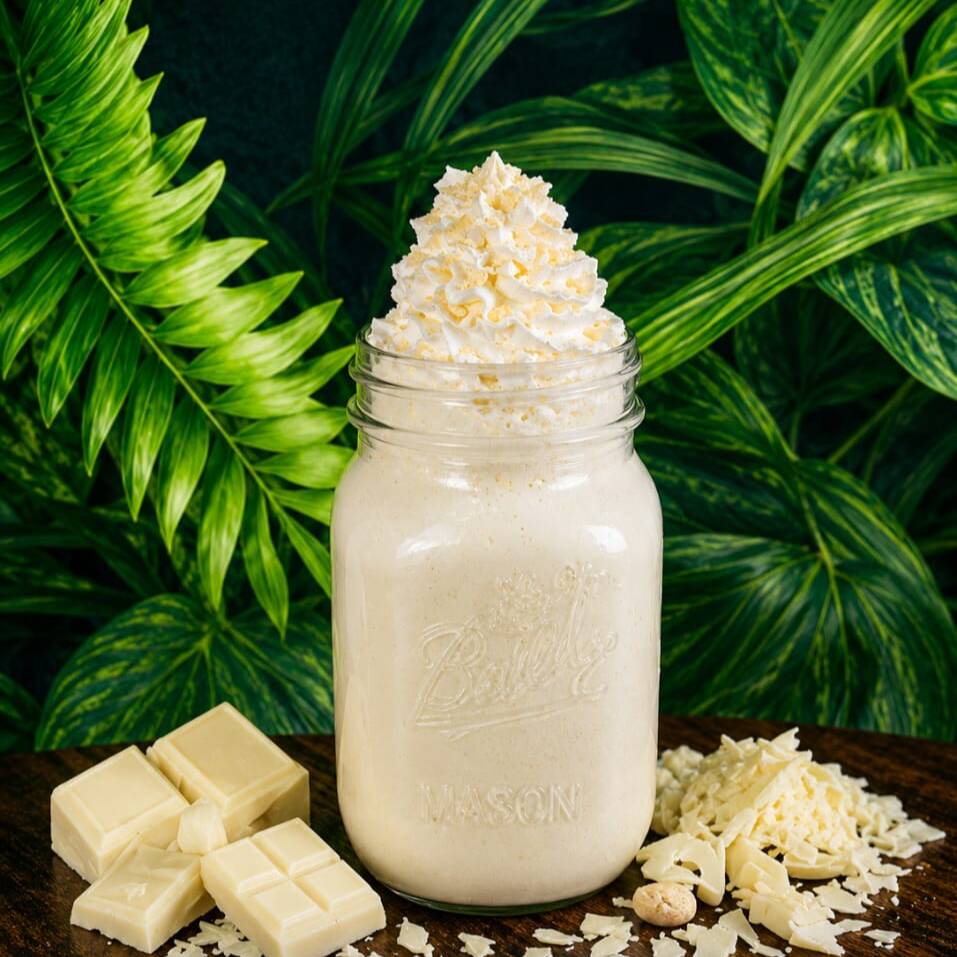 Chocolate Blanco Belga Regular 12oz Caliente o Fri