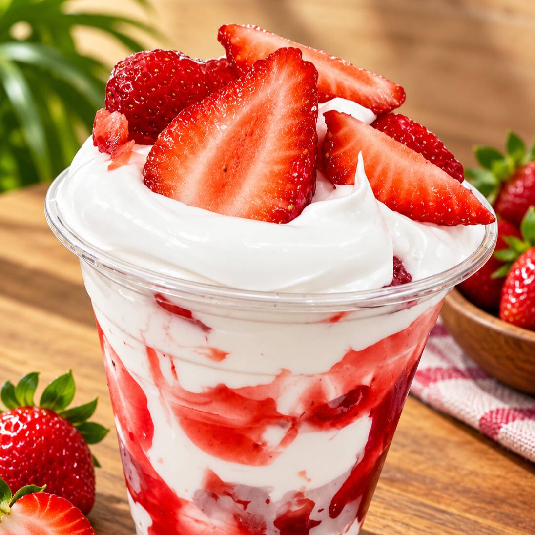 Fresas con crema Clasicas 16 oz
