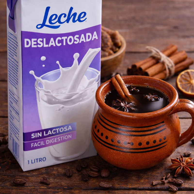 Cafe de Olla 12 OZ + Leche Deslac