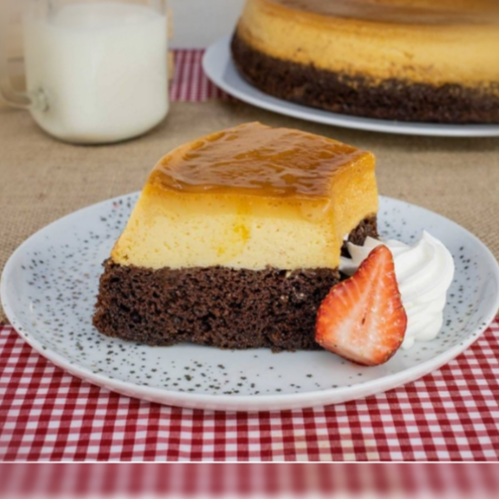 Chocoflan ( pastel imposible )