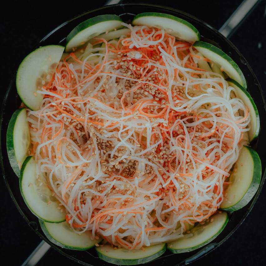 Ensalada Sunomono de Cangrejo