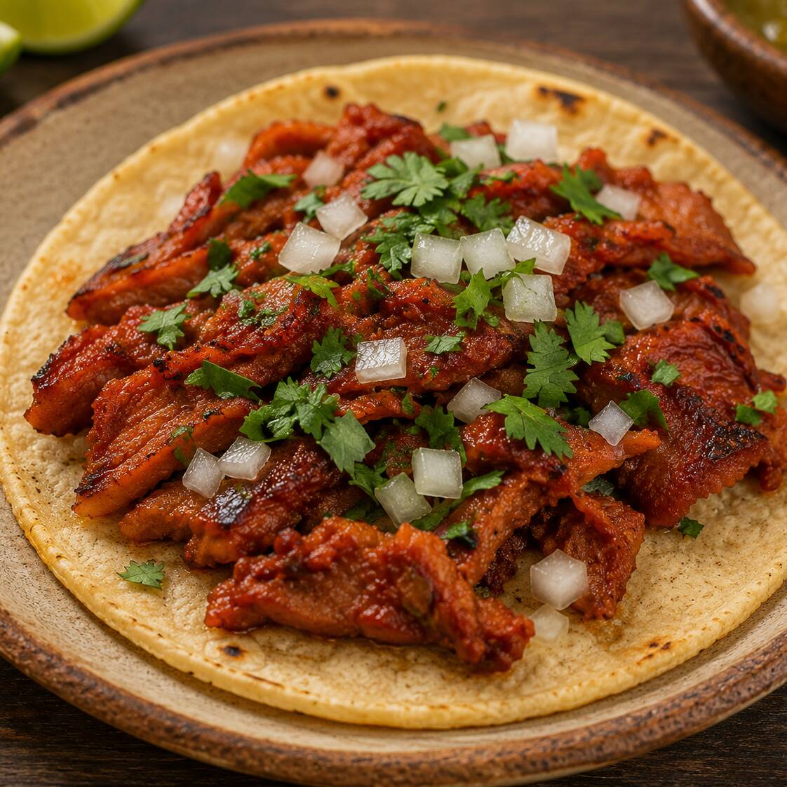 Taco de Cecina Adobada