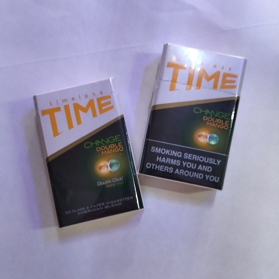 cajetilla de cigarros timeless time mango/menta