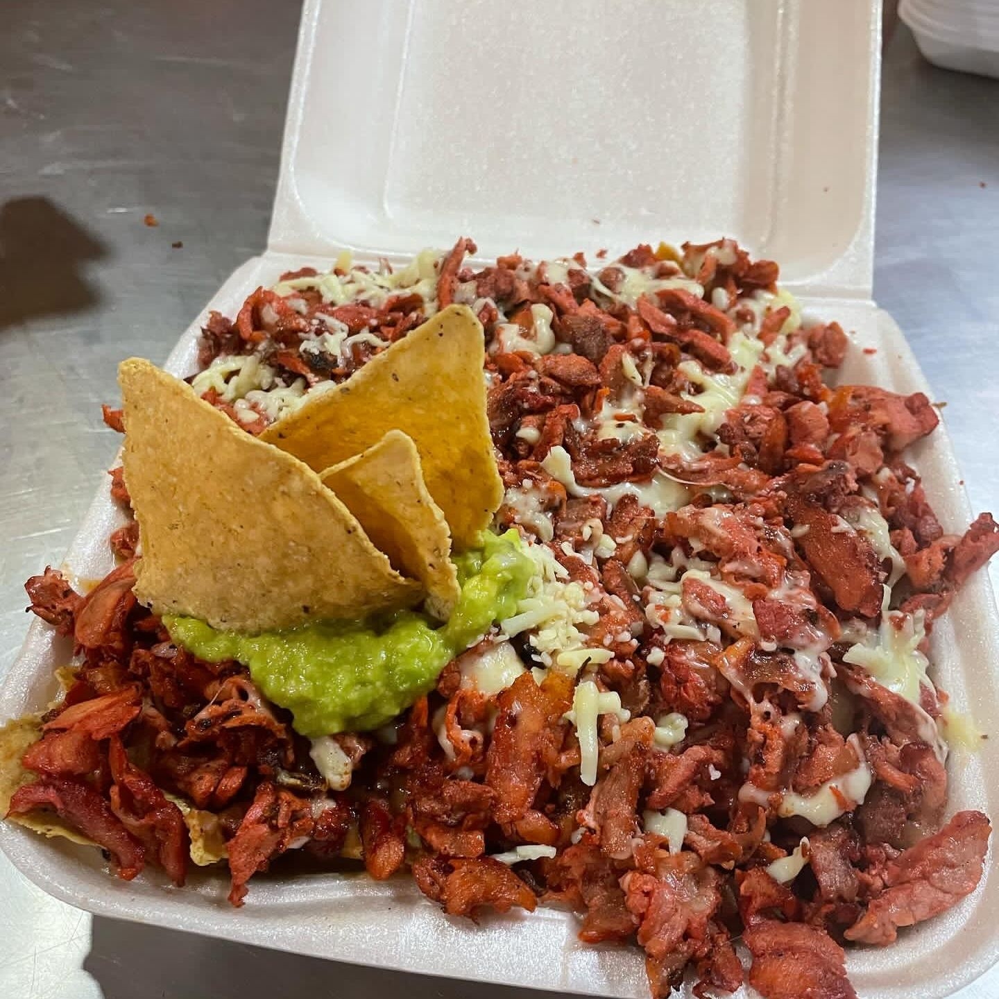 Orden de Nacho al Pastor Mas Bebida