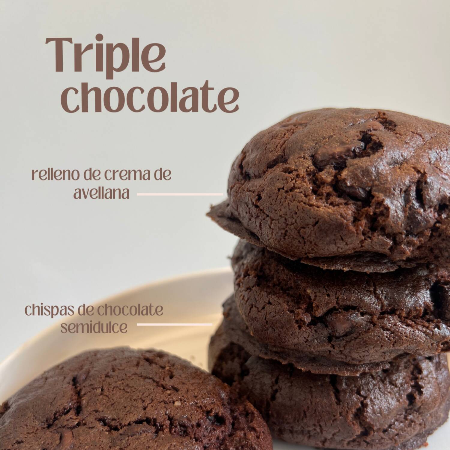 Galleta de Triple Chocolate