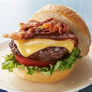 Hamburguesa Tocino con Papas