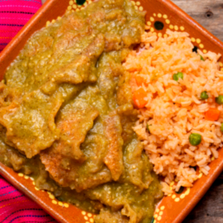 2️⃣ Tacos de Chicharrón en Salsa Verde