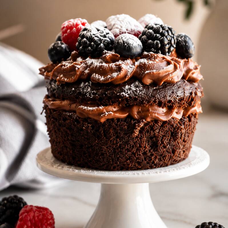 Berries Chocolate Cake