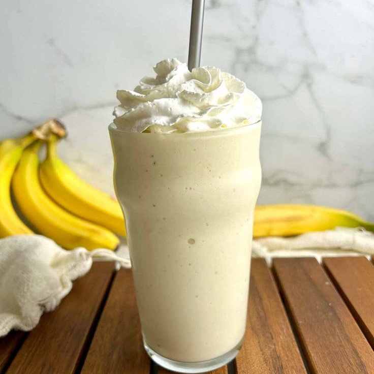 Malteada de Vainilla con Platano 🍌🥤