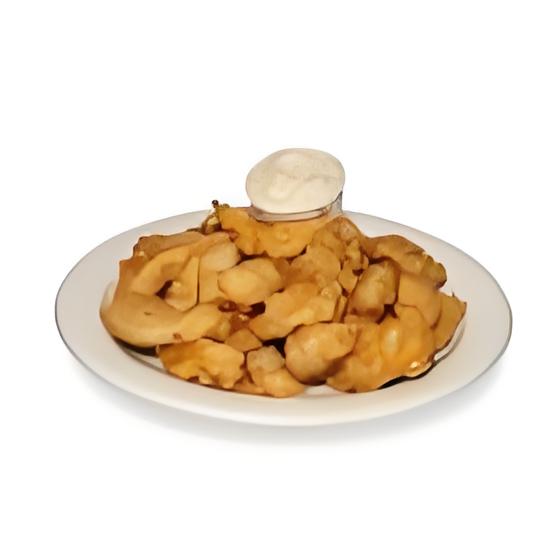 Iscas empanadas e crocantes.