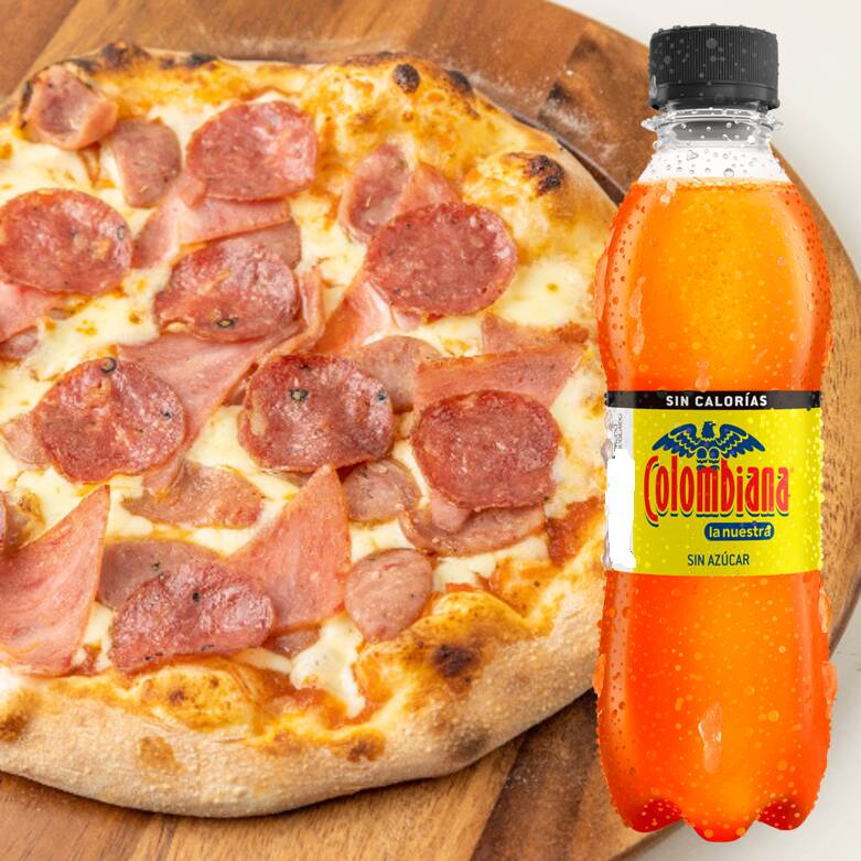Combo Pizza Carnes + Gaseosa 250ml