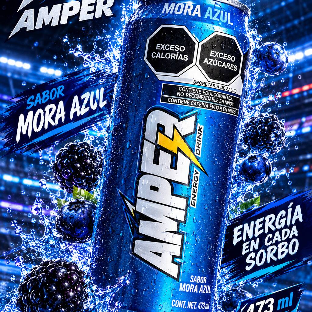 Amper Mora Azul 473ml