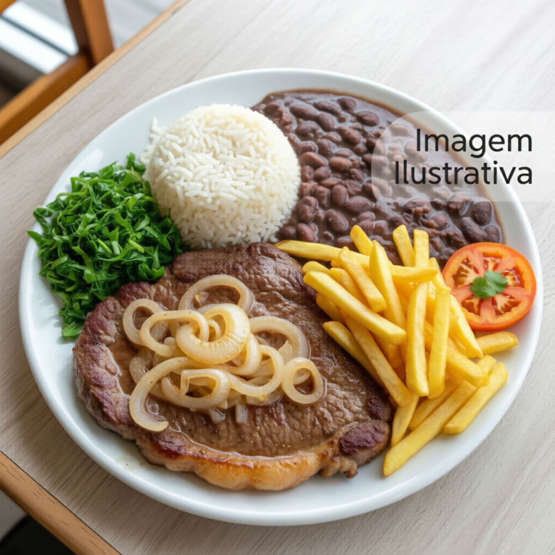 arroz,feijão,macarrão,refogado e batata frita