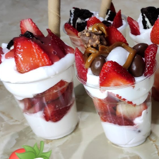 Fresas con Crema Chicas