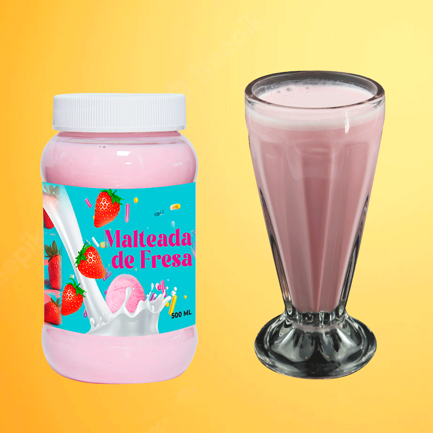 Malteada De Fresa 500 ml